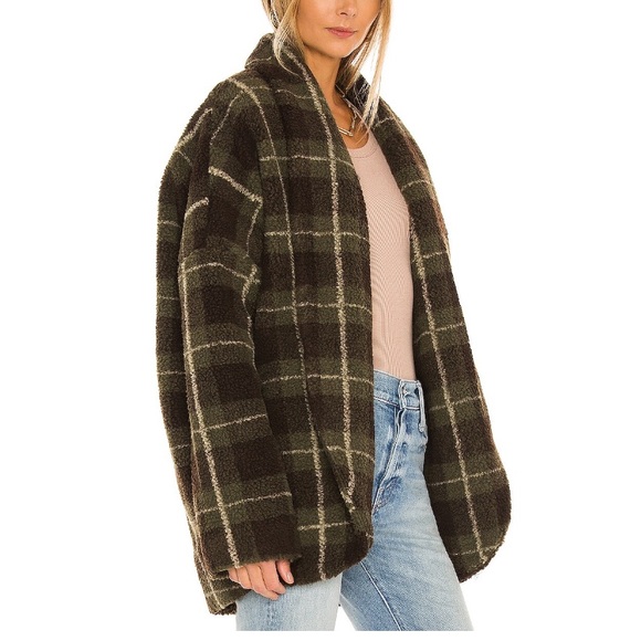 XS Amanda Uprichard Cardi in Olive and Black - Picture 4 of 4